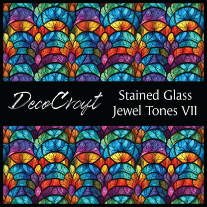 DecoCraft - Stained Glass - Multi Colors -Jewell Tones VII