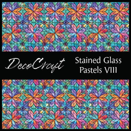 DecoCraft - Stained Glass - Multi Colors - Pastel VIII