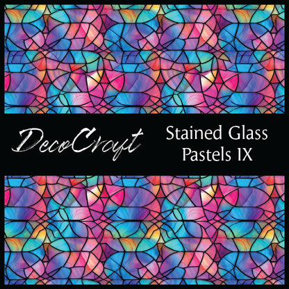 DecoCraft - Stained Glass - Multi Colors - Pastel IX