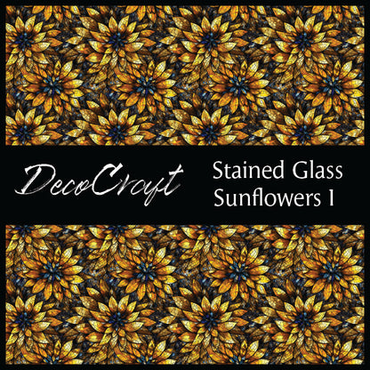 DecoCraft - Stained Glass - Flowers - Sunflowers I