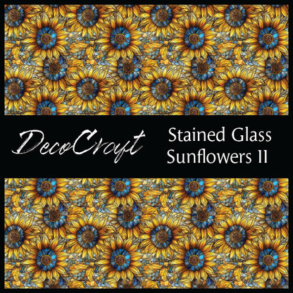 DecoCraft - Stained Glass - Flowers - Sunflowers II