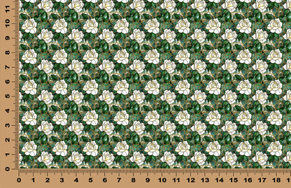 DecoCraft - Stained Glass - Flowers - White Roses I