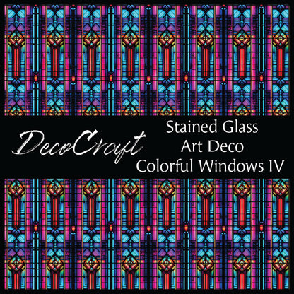 DecoCraft - Stained Glass - Windows - Colorful Windows IV