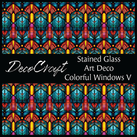 DecoCraft - Stained Glass - Windows - Colorful Windows V