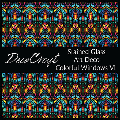 DecoCraft - Stained Glass - Windows - Colorful Windows VI