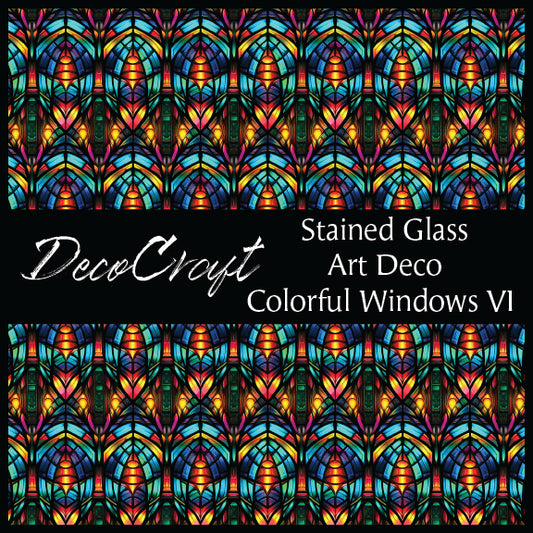 DecoCraft - Stained Glass - Windows - Colorful Windows VI