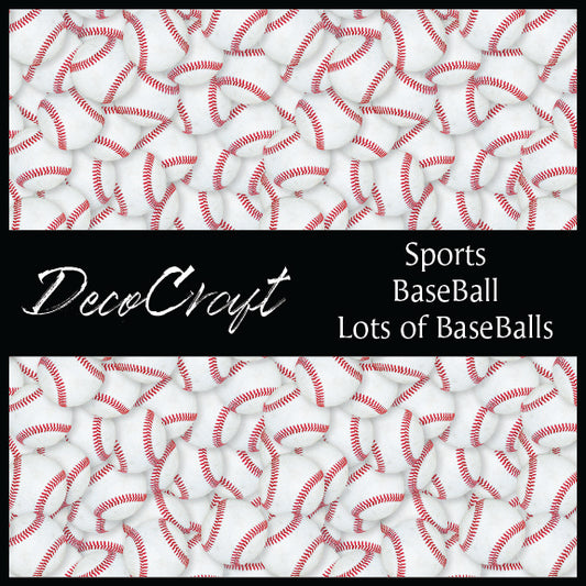 DecoCraft - Sports - Baseball - Lots of Baseballs