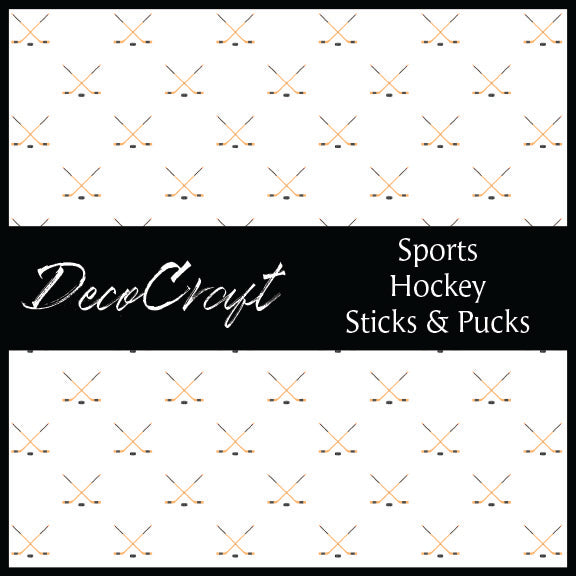DecoCraft - Sports - Hockey - Hockey Sticks & Pucks