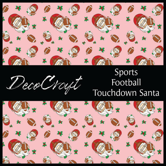 DecoCraft - Sports - Football - Touchdown Santa