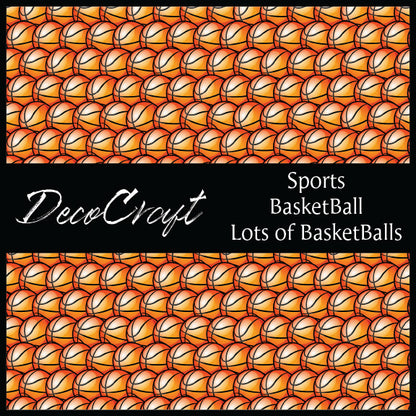 DecoCraft - Sports - Basketball - Lots of Basketballs