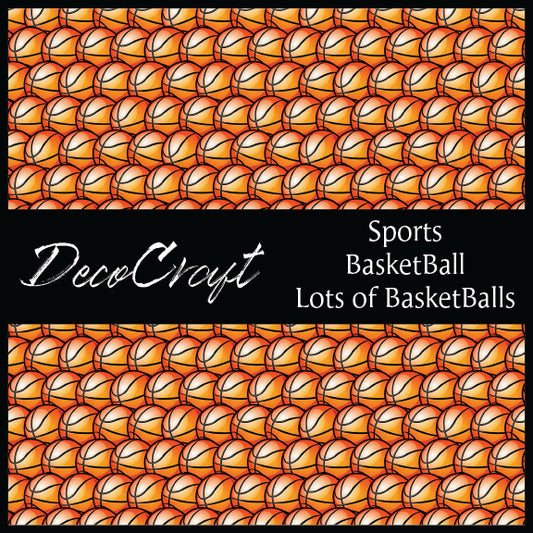 DecoCraft - Sports - Basketball - Lots of Basketballs