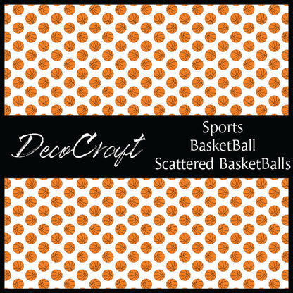 DecoCraft - Sports - Basketball - Basketballs Scattered