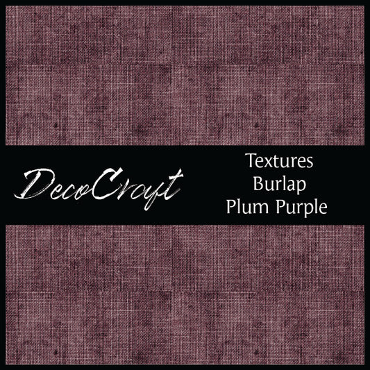 DecoCraft - Textures - Burlap - Plum Purple