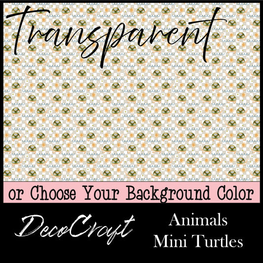 DecoCraft - Transparent - Animals, Bugs, & Birds - Mini Turtles