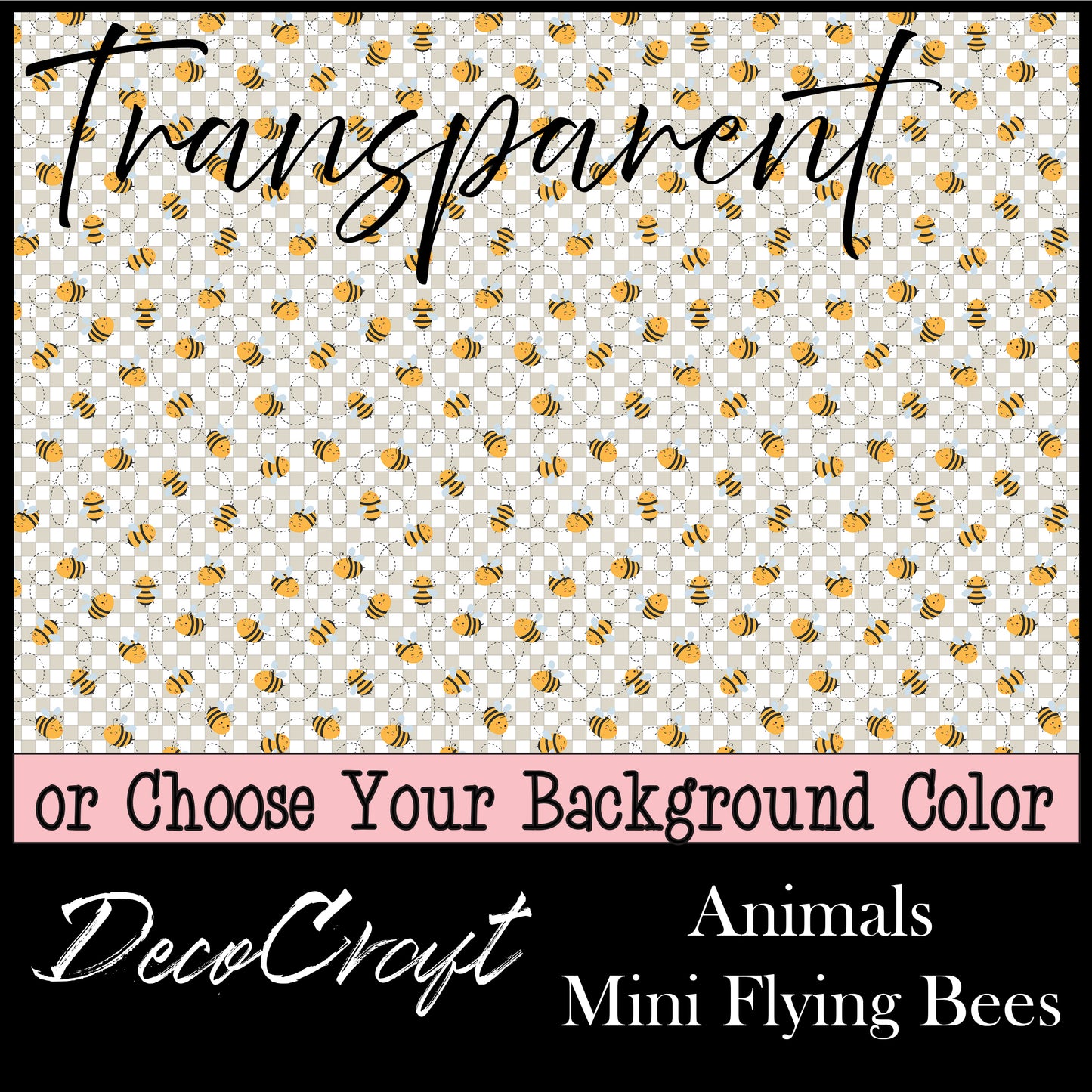 DecoCraft - Transparent - Animals, Bugs, & Birds - Mini Flying Bees