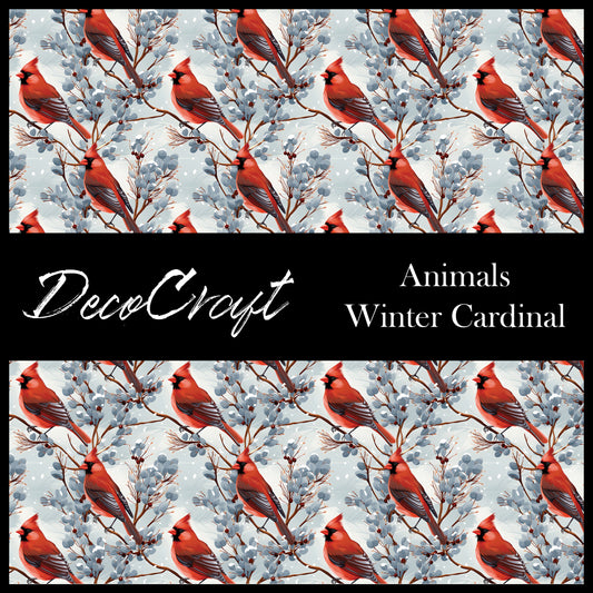 DecoCraft - Animals, Bugs, & Birds - Winter Cardinal