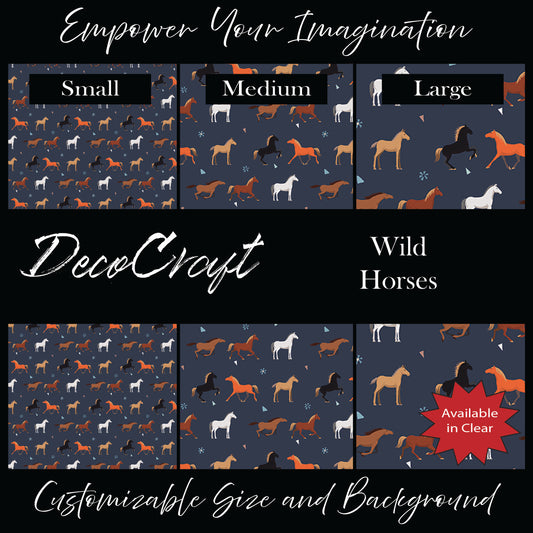 DecoCraft - Animals, Bugs, & Birds - Wild Horses