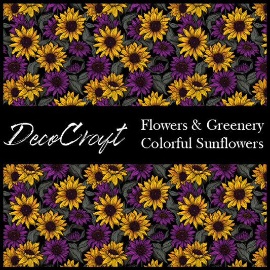 DecoCraft - Flowers & Greenery - Colorful Sunflowers