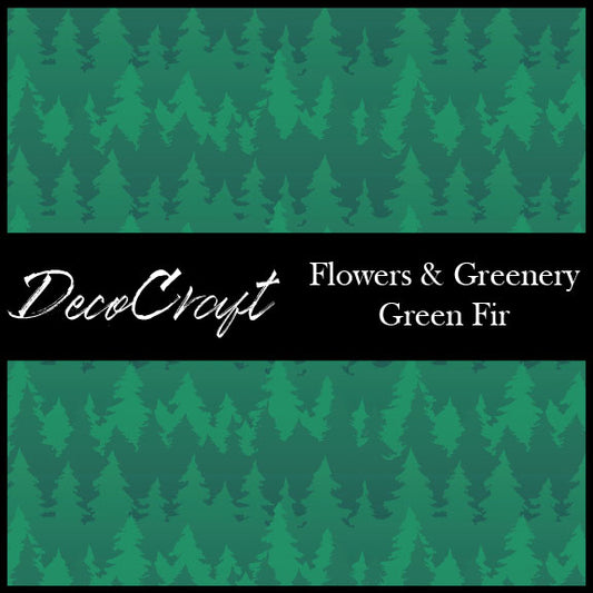 DecoCraft - Flowers & Greenery - Green Fir Trees