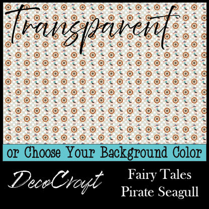 DecoCraft - Transparent - Fairy Tales - Pirate Seagull