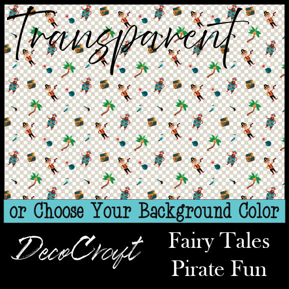 DecoCraft - Transparent - Fairy Tales - Pirate Fun