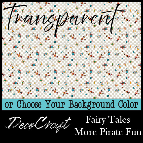 DecoCraft - Transparent - Fairy Tales - More Pirate Fun