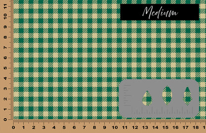 DecoCraft - Team Inspired - Plaid - Buffalo Plaid - Green & Gold