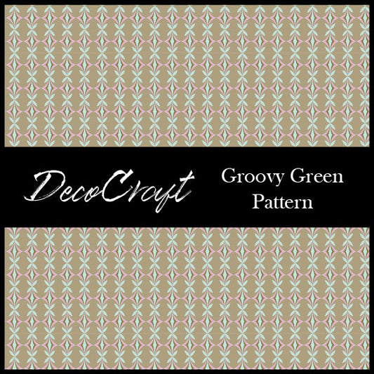 DecoCraft - Patterns - Groovy Green