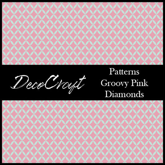 DecoCraft - Patterns - Groovy Pink Diamonds