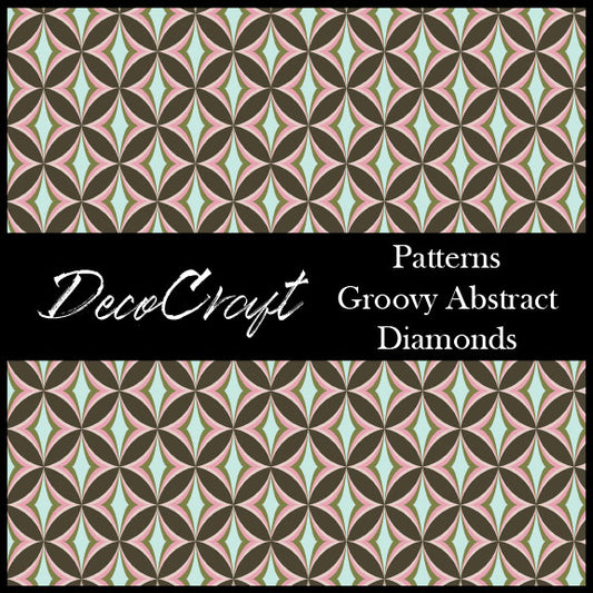 DecoCraft - Patterns - Groovy Abstract Diamonds