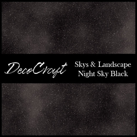 DecoCraft - Landscapes & Skies - Night Sky - Black