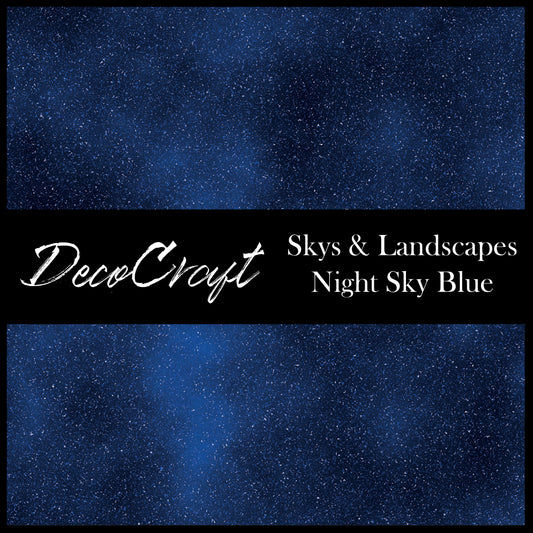 DecoCraft - Landscapes & Skies - Night Sky - Blue