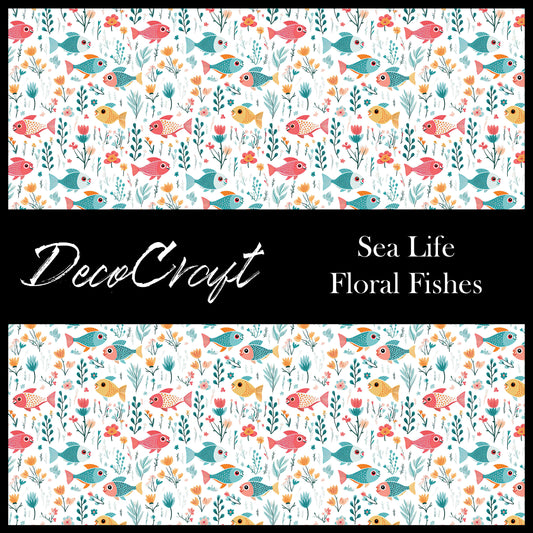 DecoCraft - Animals, Bugs, & Birds - Sea Life - Floral Fishes