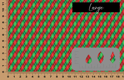 DecoCraft Christmas - Plaid - Festive Argyle