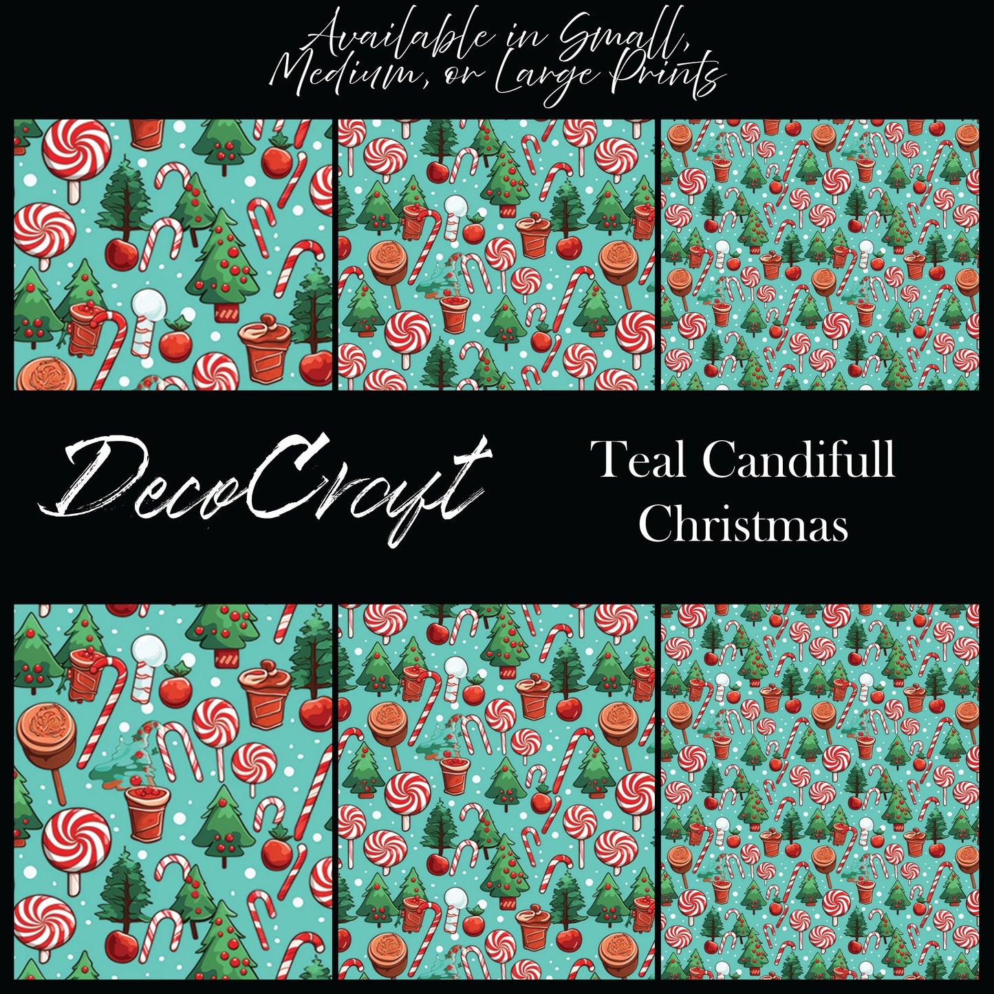 DecoCraft Christmas - Candifull Christmas - Teal