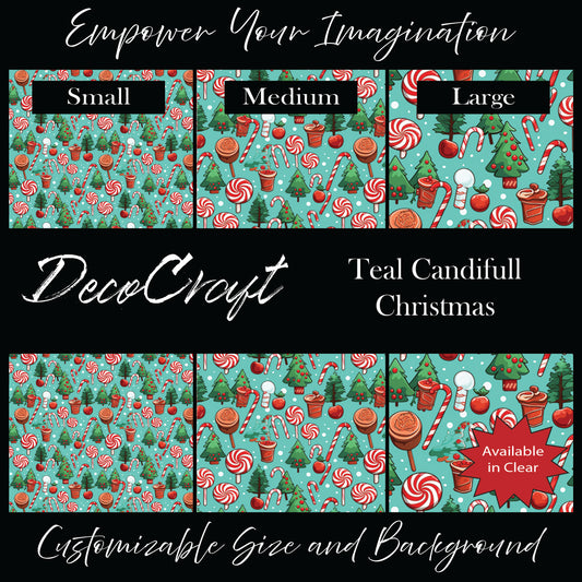 DecoCraft Christmas - Teal Candifull Christmas