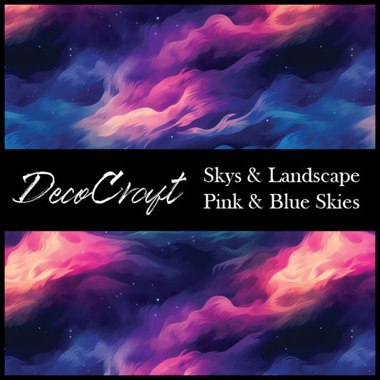 DecoCraft - Landscapes & Skies - Pink & Blue Skies