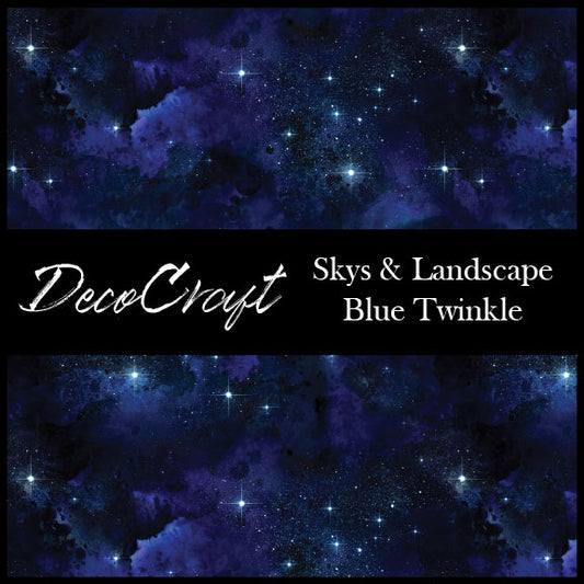 DecoCraft - Landscapes & Skies - Blue Twinkle