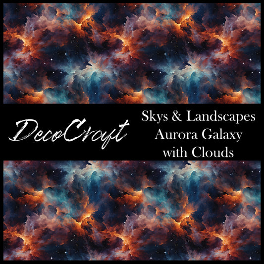 DecoCraft - Landscapes & Skies - Aurora Galaxy with Clouds