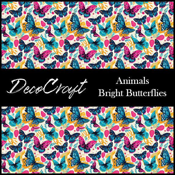 DecoCraft - Animals, Bugs, & Birds - Bright Butterflies