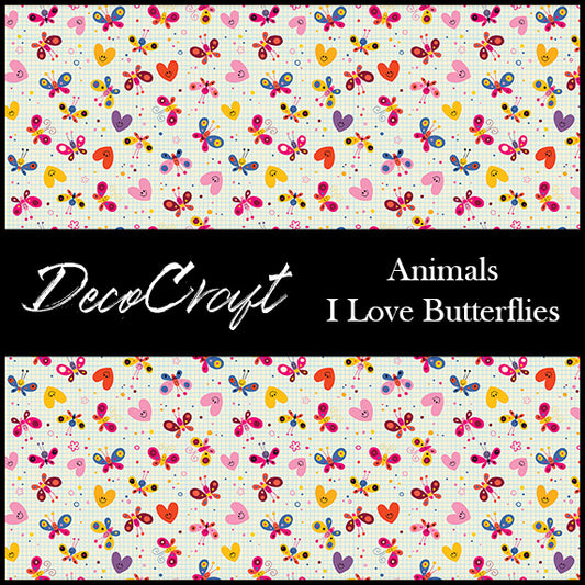 DecoCraft - Animals, Bugs, & Birds - I Love Butterflies