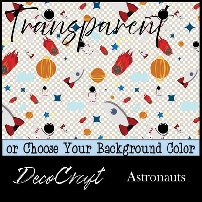 DecoCraft - Transparent - Kids - Astronauts