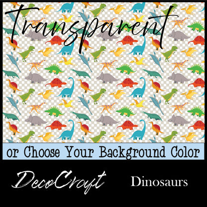 DecoCraft - Transparent - Kids - Dinosaurs