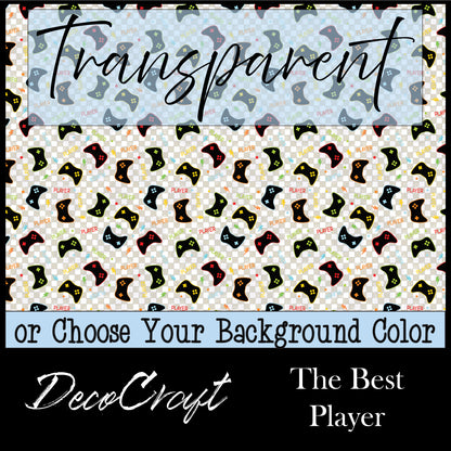 DecoCraft - Transparent - Kids - The Best Player