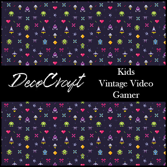 DecoCraft - Kids - Vintage Video Gamer