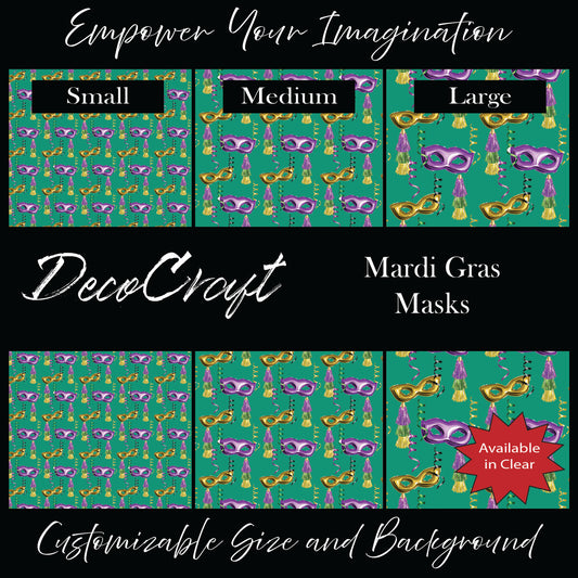 DecoCraft - Mardi Gras - Masks