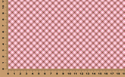 DecoCraft - Plaid - Easter Spring - Pink Plaid