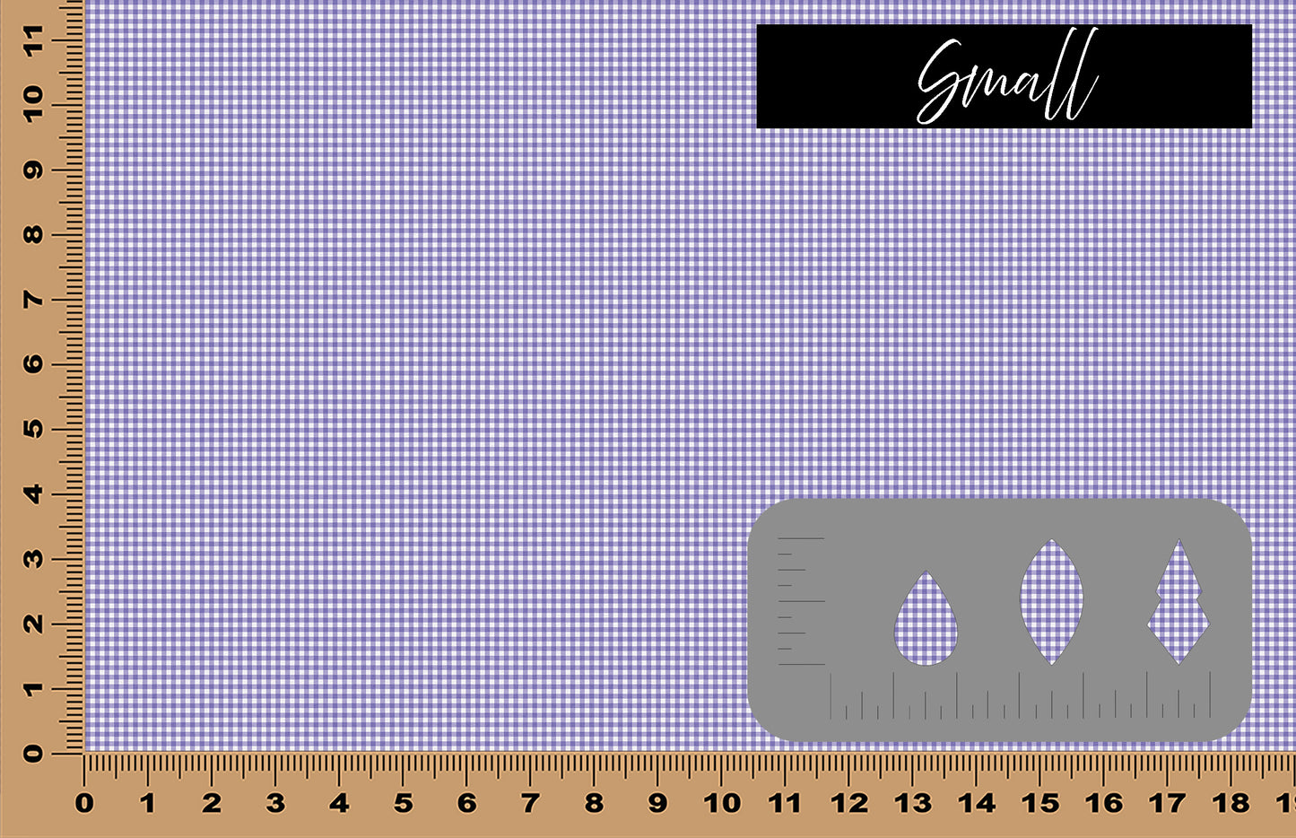 DecoCraft - Plaid - Easter Spring - Purple Gingham