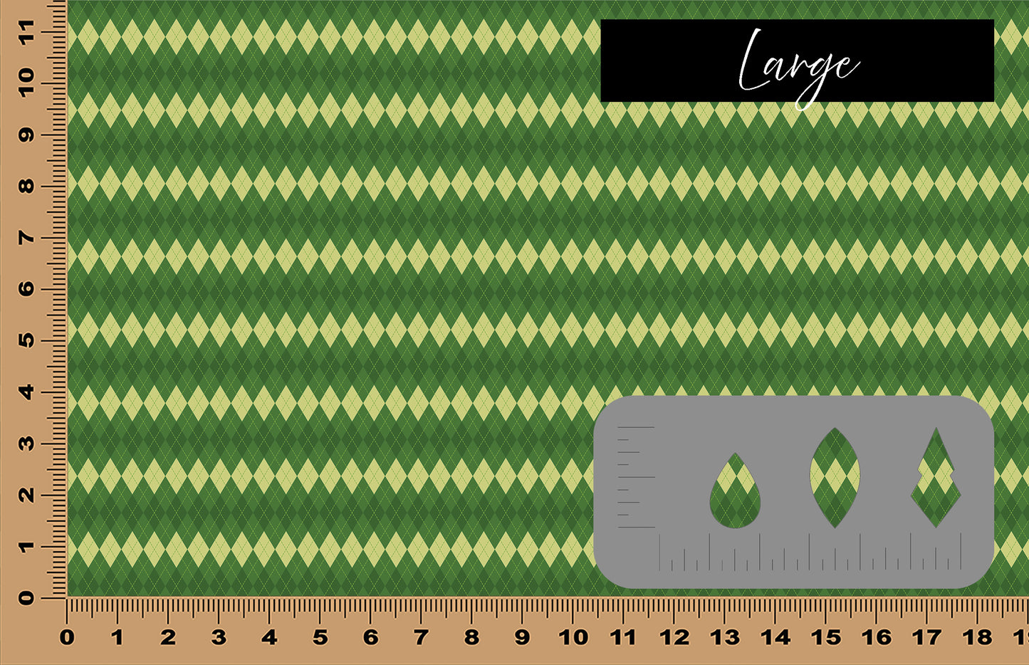 DecoCraft - Plaid - St. Patrick's Day - Lucky Argyle