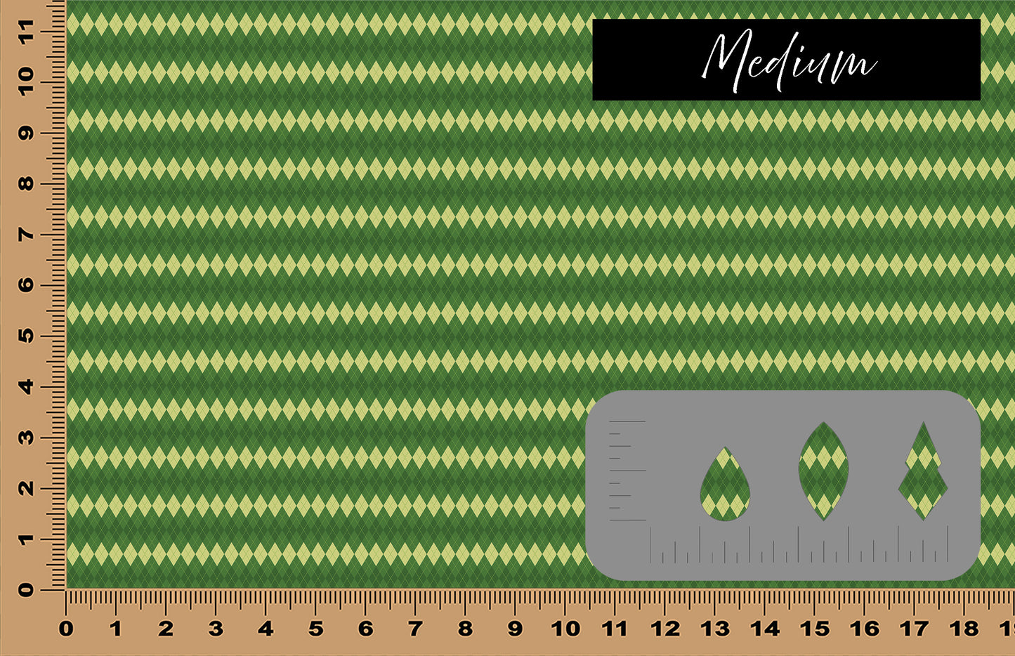 DecoCraft - Plaid - St. Patrick's Day - Lucky Argyle